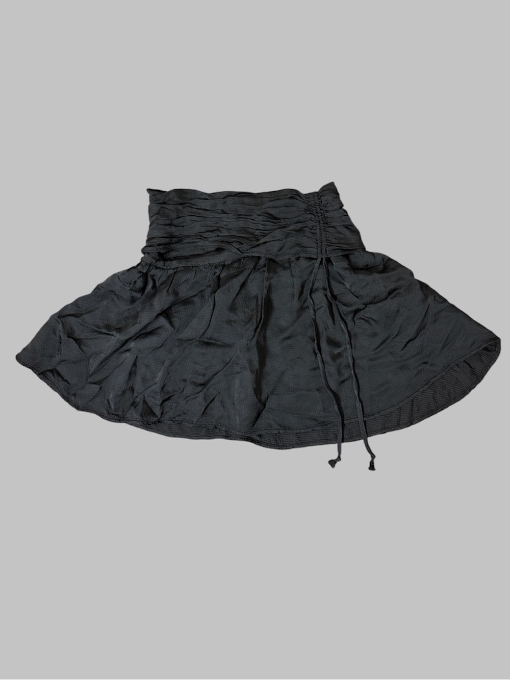 Aerie Dark Gray Flowy Mini Skirt
